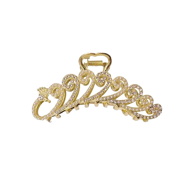 Golden Geometric Hair Claw