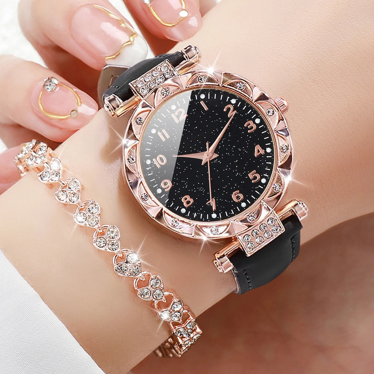 Women's Watch & Bracelet Set