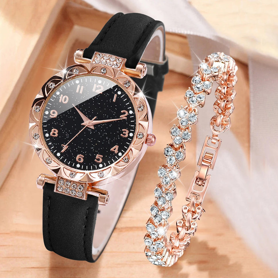 Women's Watch & Bracelet Set