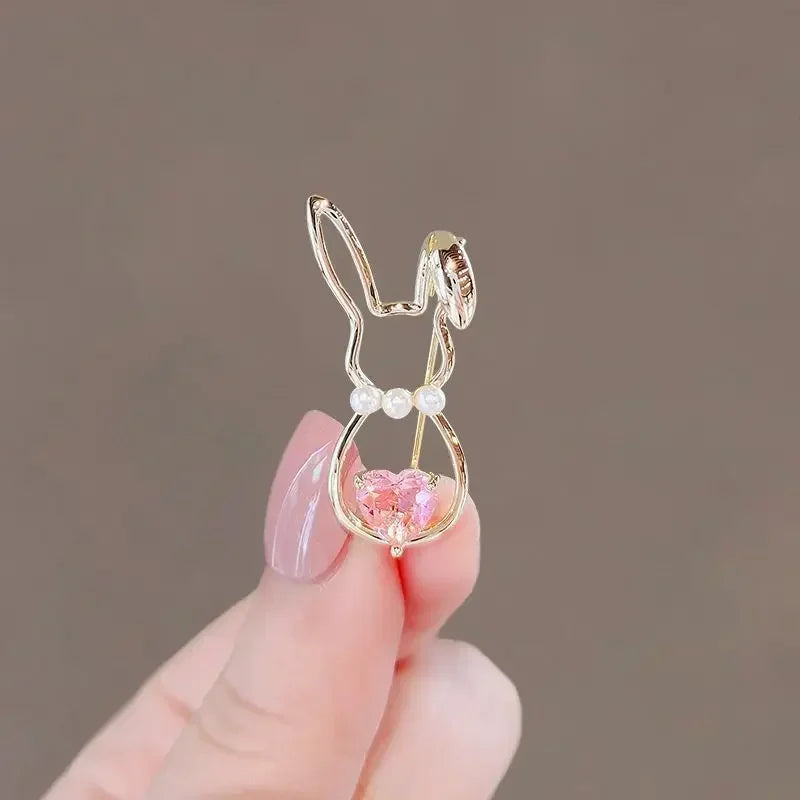 Chic Bunny Bow Brooch