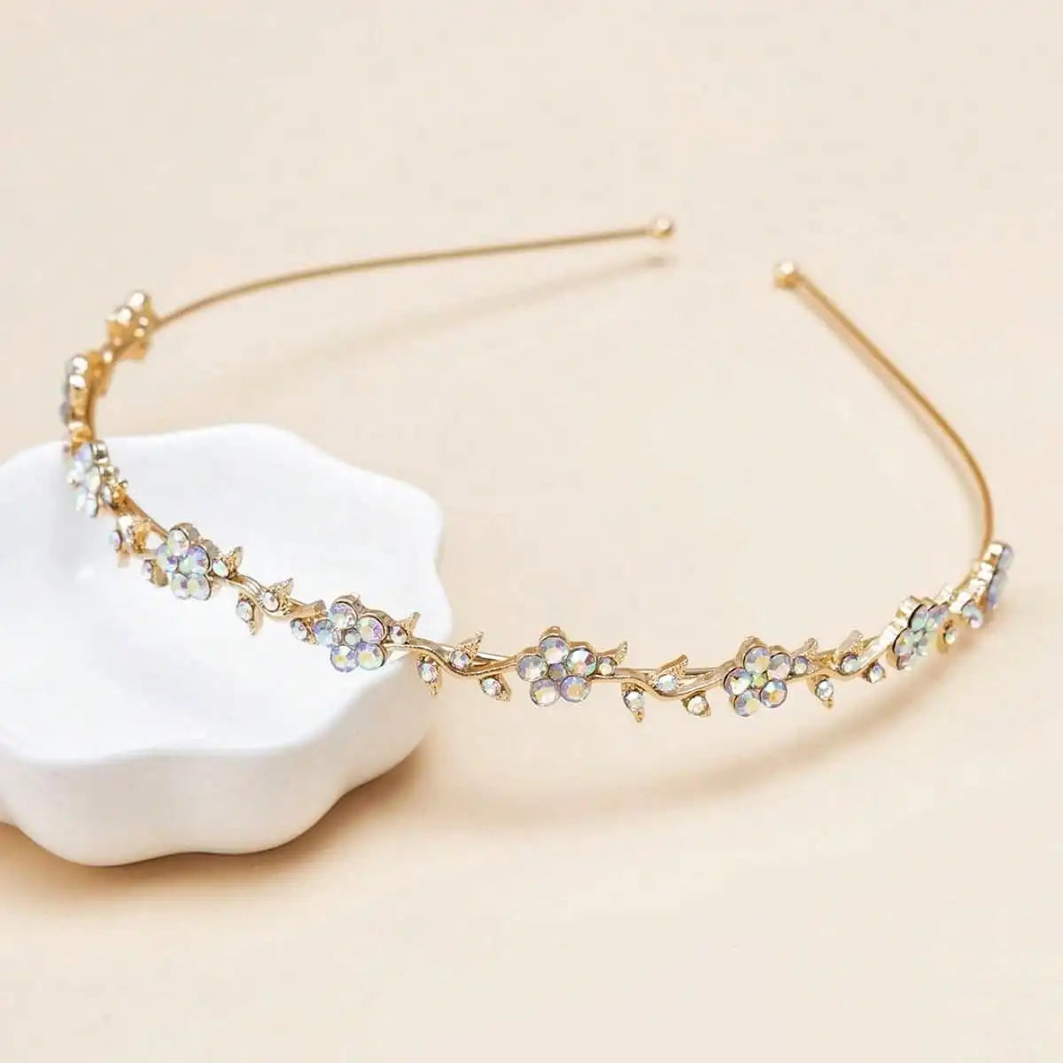 Rhinestone Blossom Headband