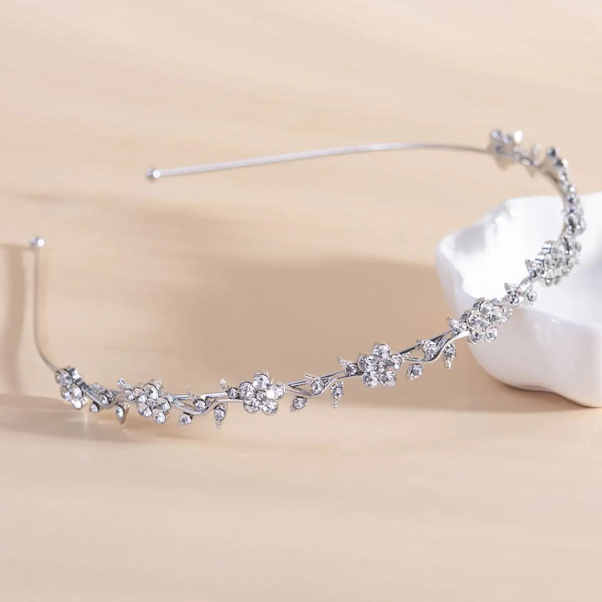 Rhinestone Blossom Headband