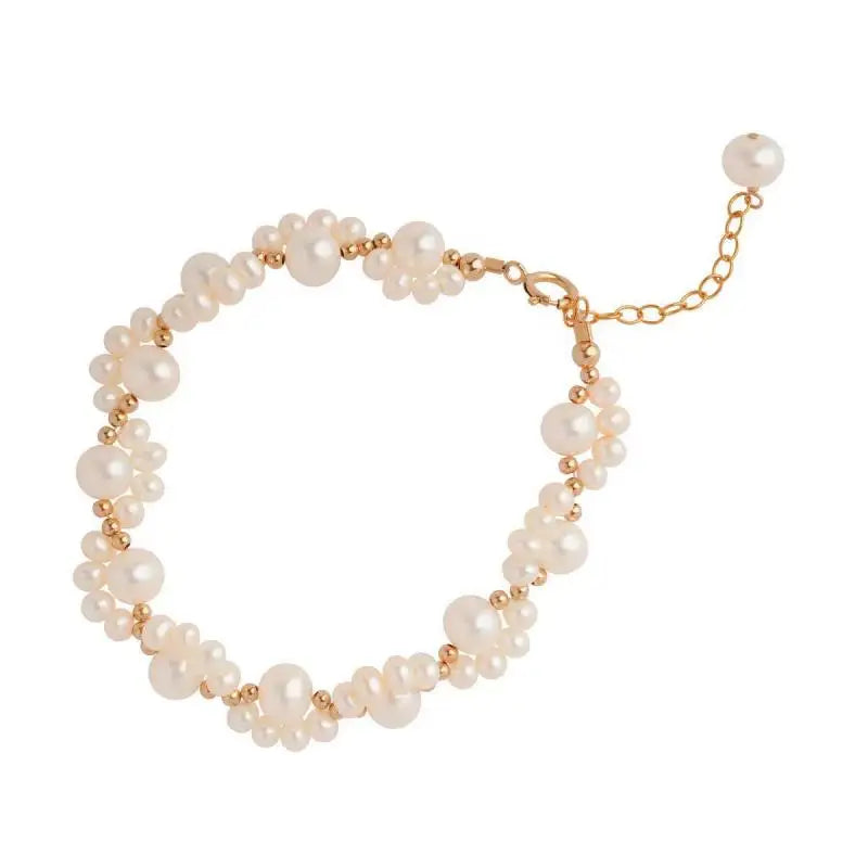 Pearl Chain Cat Paw Bracelet