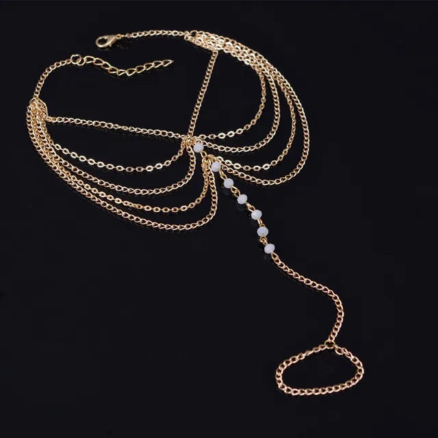 Crystal Chain Anklet