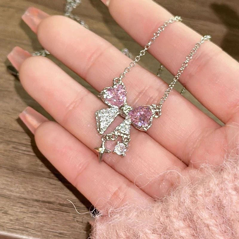 Pink Starburst Necklace