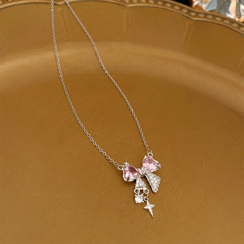 Pink Starburst Necklace