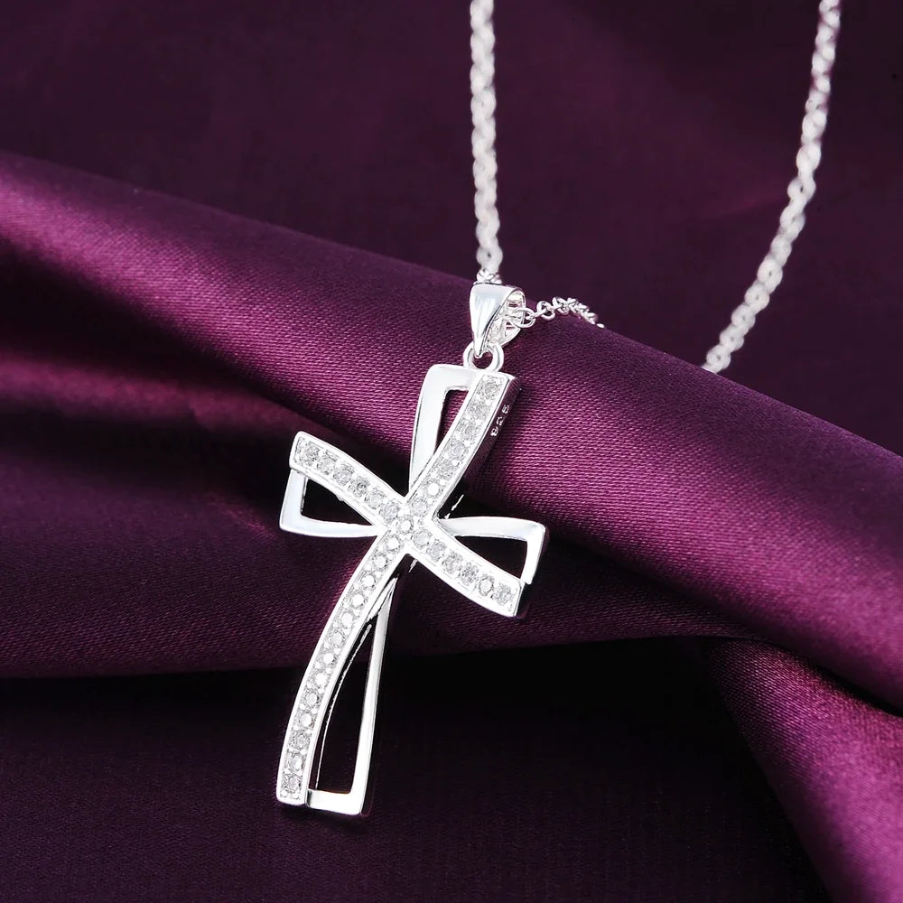 Crystal Cross Pendant