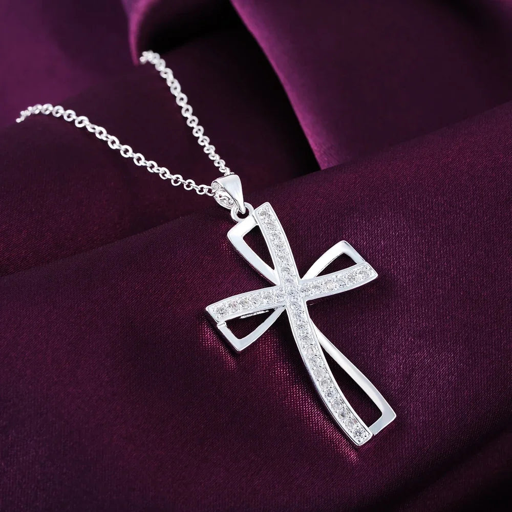 Crystal Cross Pendant