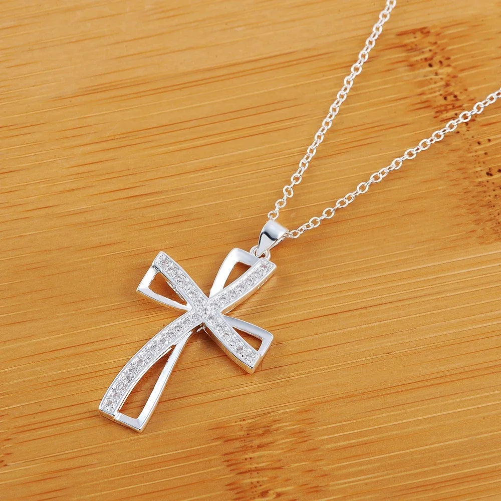 Crystal Cross Pendant