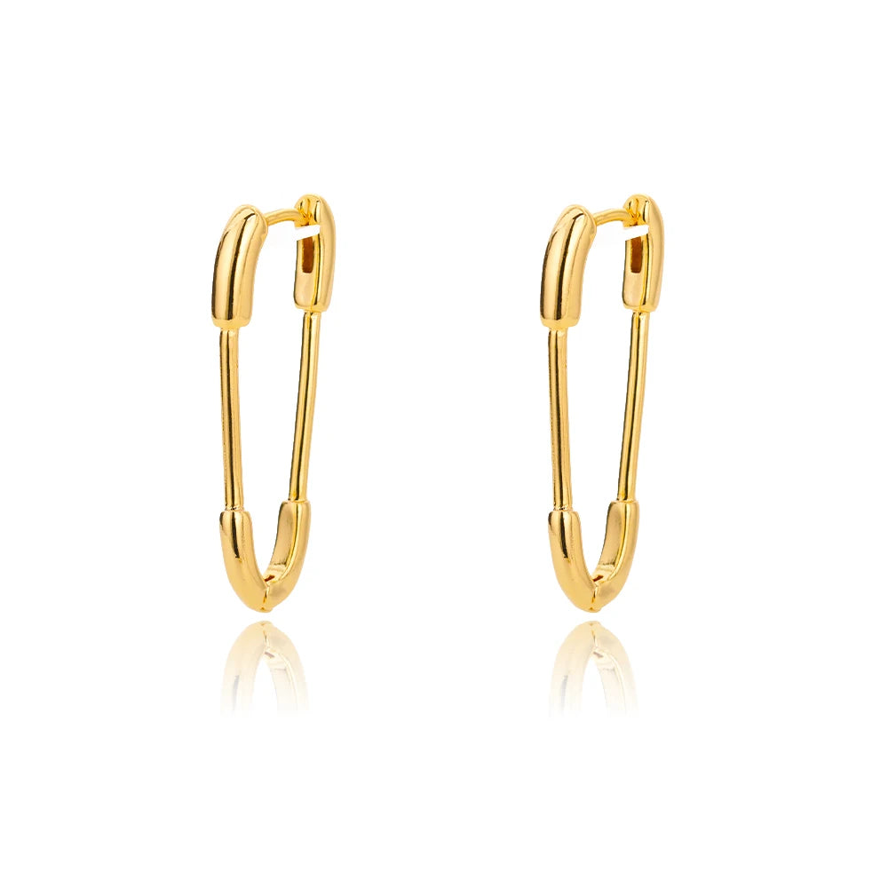 Paperclip Punk Studs