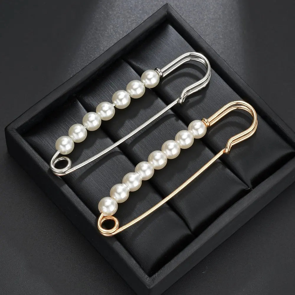 Pearl Beaded Brooch