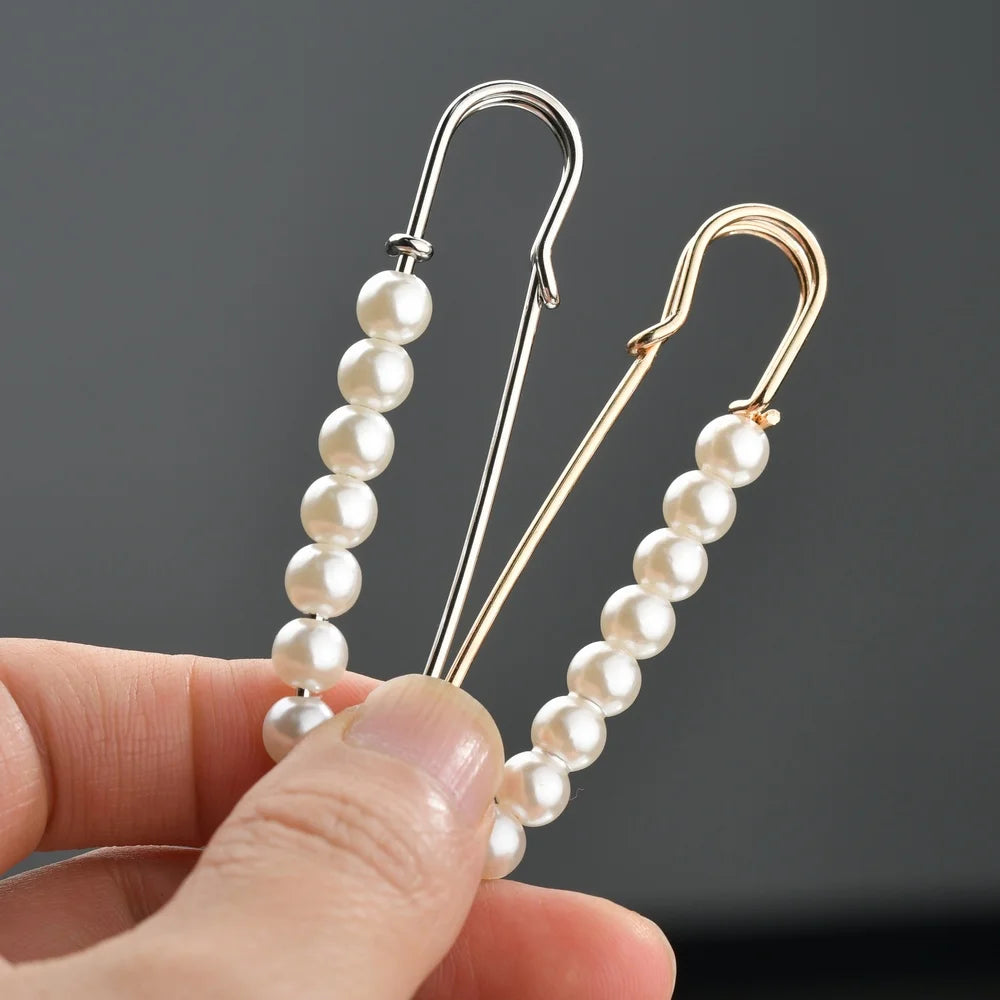 Pearl Beaded Brooch