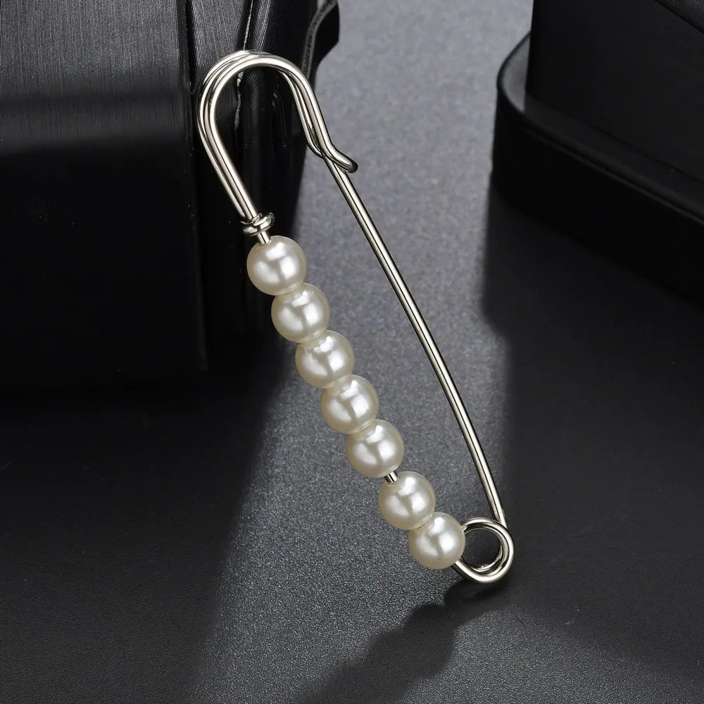 Pearl Beaded Brooch