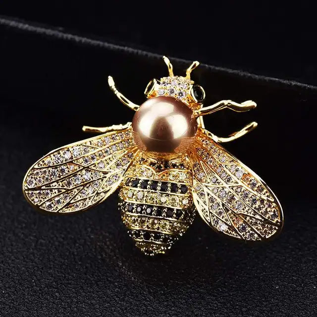 Gold Bauhinia Brooch