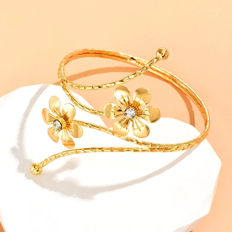 Floral Coil Armlet