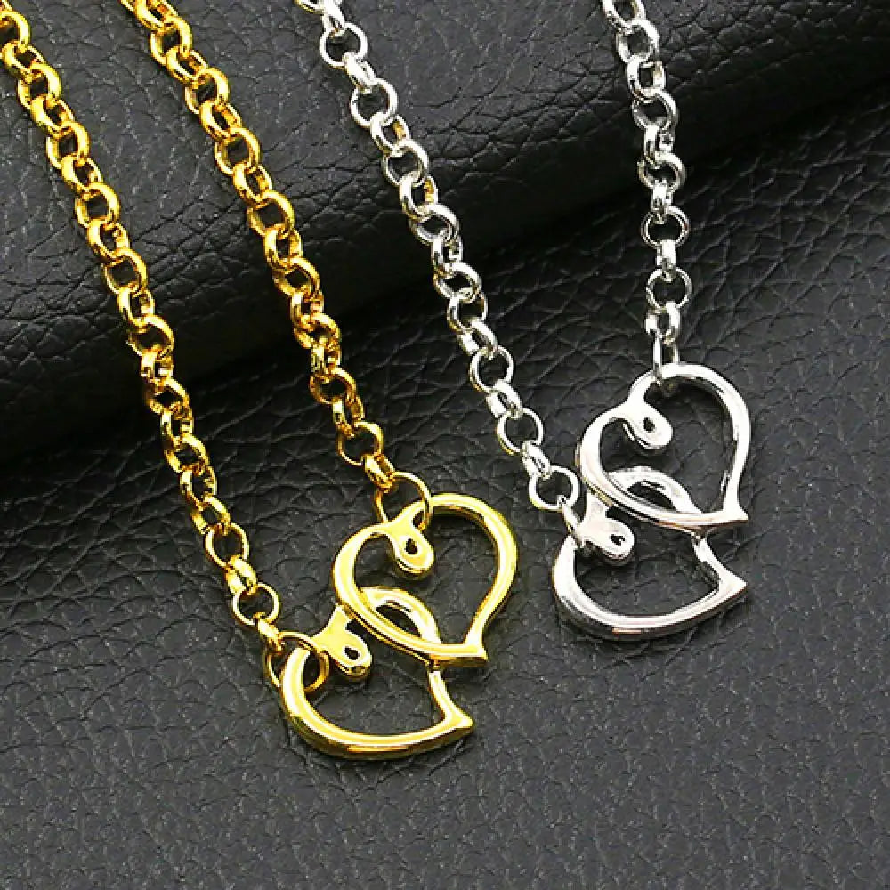 Beach Bliss Double Heart Anklet