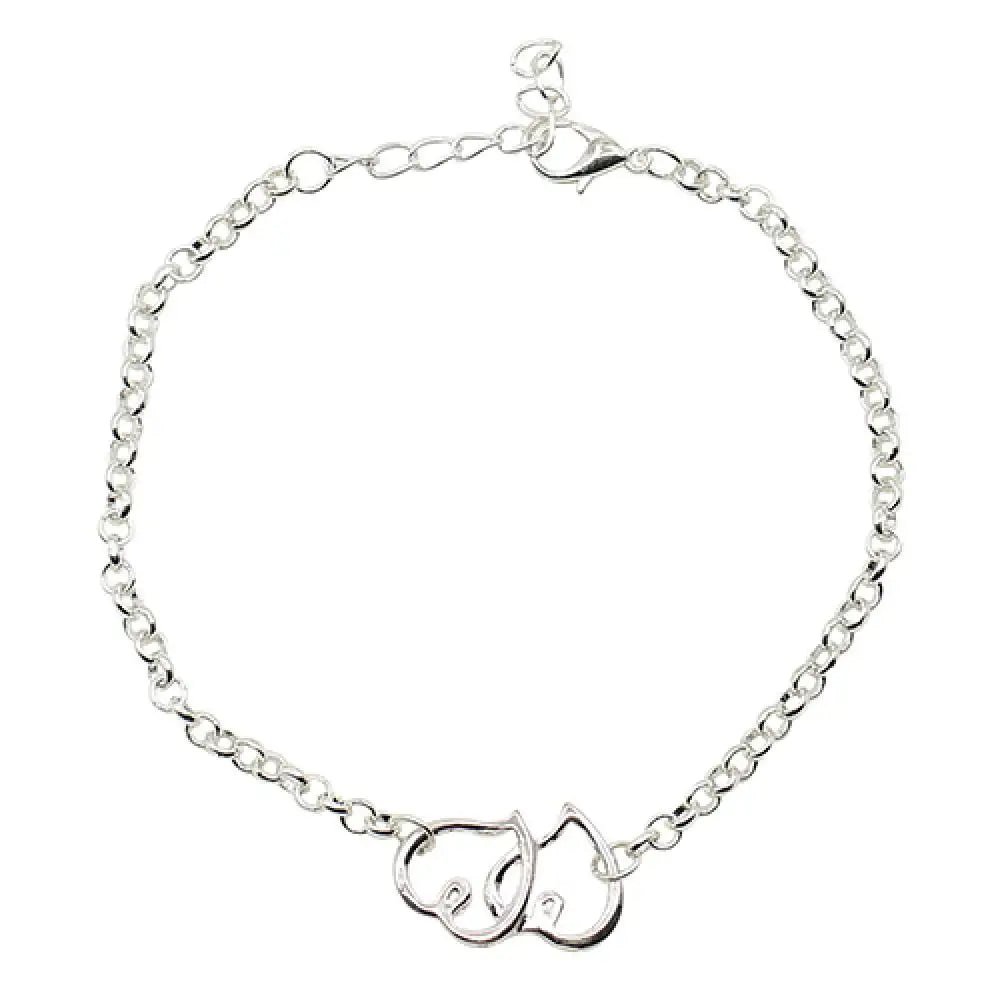 Beach Bliss Double Heart Anklet